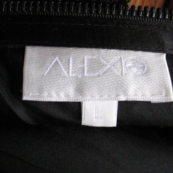 Revolve Alexis Black Metallic Tweed Mini Dress - Picture 8 of 8